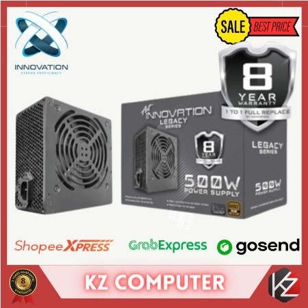 PSU Innovation 500 WAtt Bronze ( Garansi 8 Thn Ganti Baru )