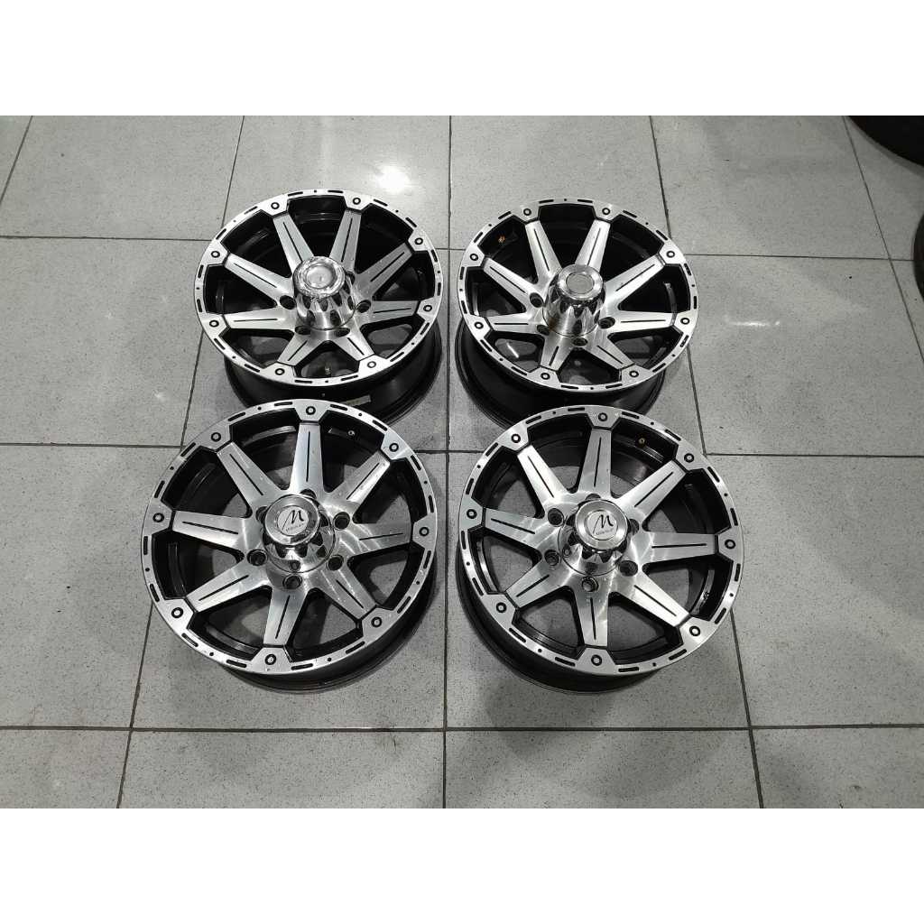 VELG MOBIL SECOND RACING R16 FORTUNER HYLUX PAJERO FORD RANGER RING 16 PCD 6X139,7