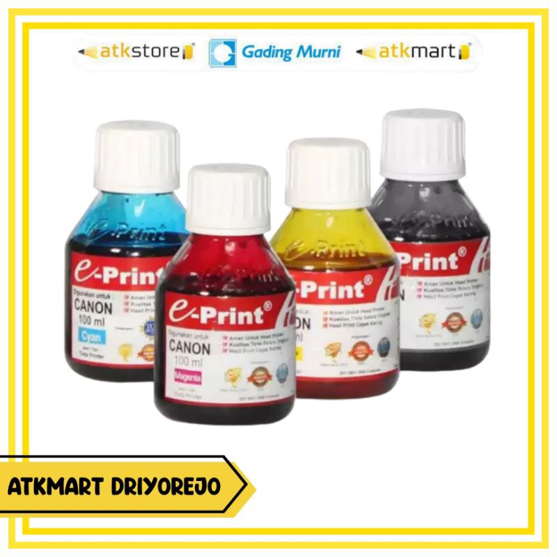 E-PRINT TINTA PRINTER CANON 100ml - E-PRINT INK FOR CANON