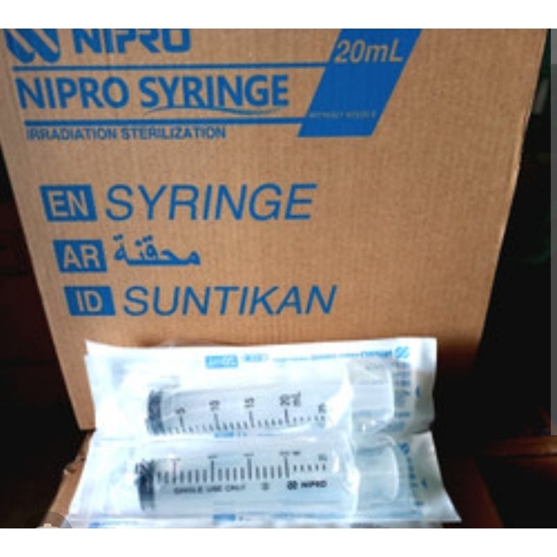Nipro Syringe 20cc/ml