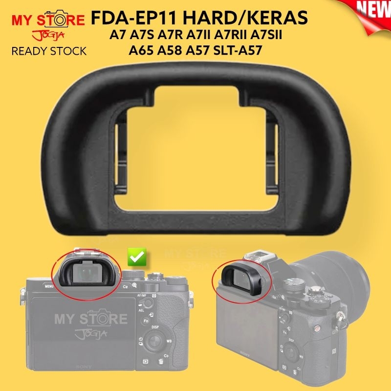 Eyecup Viewfinder FDA-EP11 Keras Kamera Sony  A7 A7II A7S A7R A7SII A7RII A65 A58 A57 SLT-A57 Eye Cu
