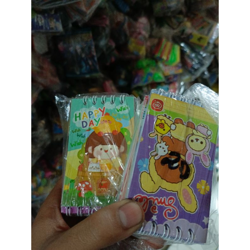 

NOTES MINI / NOTES DIARE KECIL ISI 10PCS