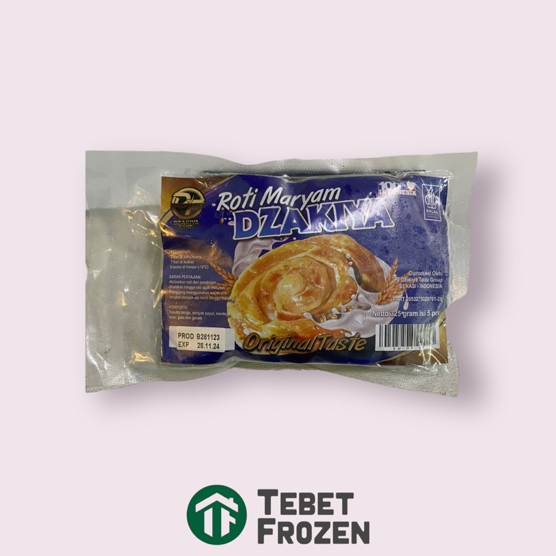 

DZAKIYA ROTI MARYAM ORIGINAL - TEBET FROZEN