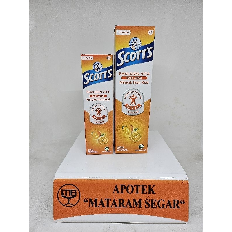 Scott Emulsion Vita 200 ml | 400 ml VITAMIN ANAK