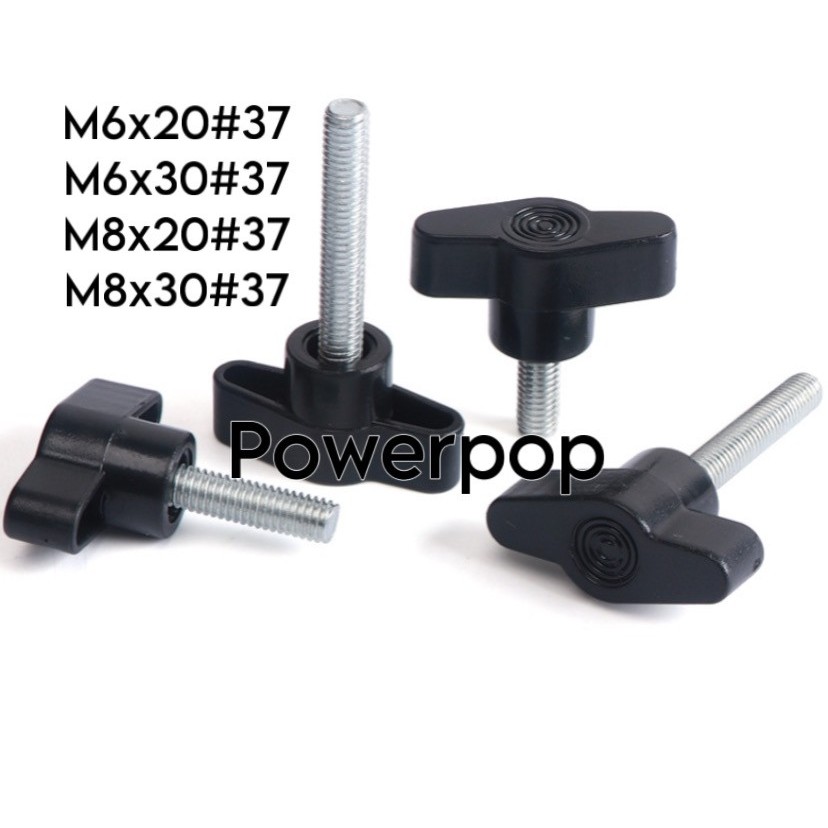 Baut Knop Star M6 M8 / Knob Pegangan Baut Best Quality Baut Kuping