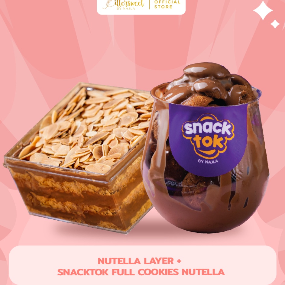 

Diskon Bittersweet by Najla - Bundle Snacktok Full Cookies & Puff Pastry Layer (Choco Hazelnut)