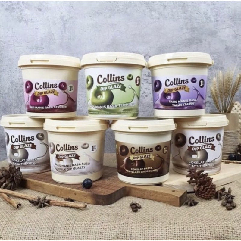 

RB22 COLLINS Dip Glaze Varian Coklat 1 Kg