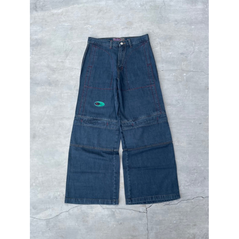 Jeans Baggy Vintage Akademik Y2K Dark Blue