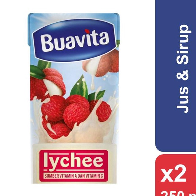 

Murah Banget Buavita Lychee 250 ml x 2 pcs