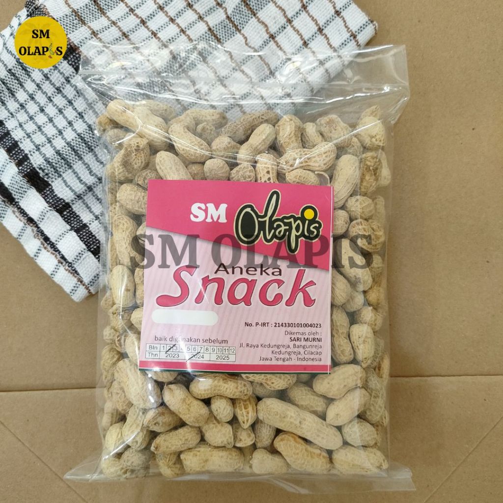 

KACANG KULIT SNACK LEBARAN OLEH OLEH SARI MURNI CILACAP