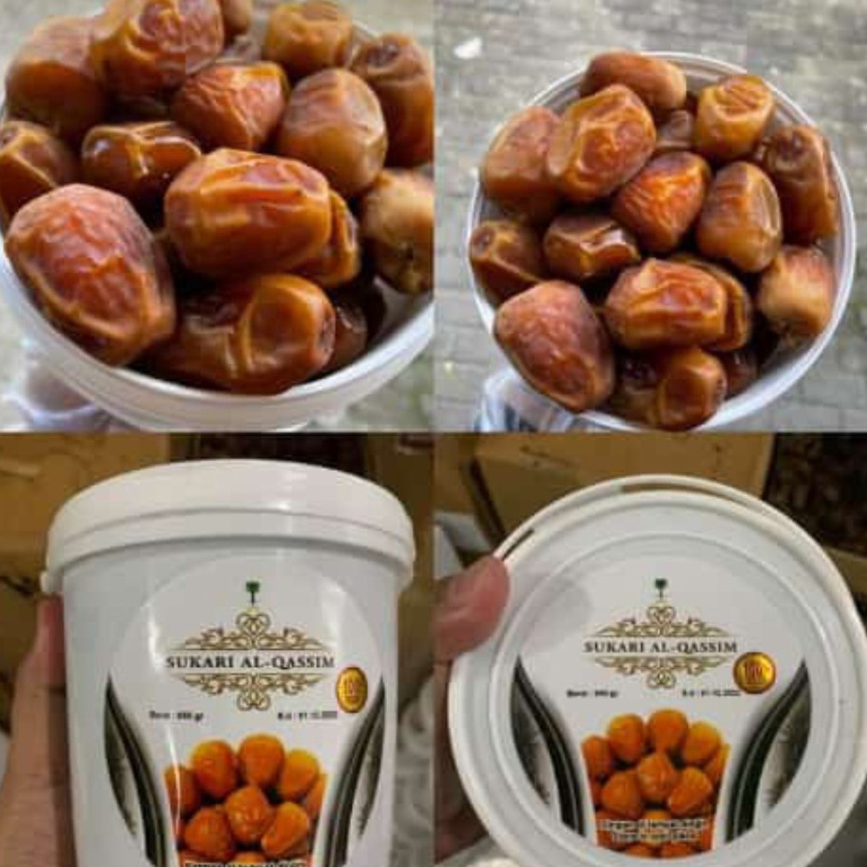 

Stock Banyak Kurma Sukari Premium Sayeer AL-QASSIM Ember 850gr kurma sukari premium ember 850gr