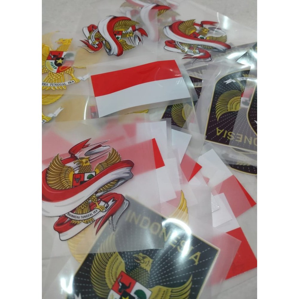 

Sablon DTF Setrika Ukuran 8cm Cocok Untuk Lengan Kaos Dan Di dada Thema Indonesia