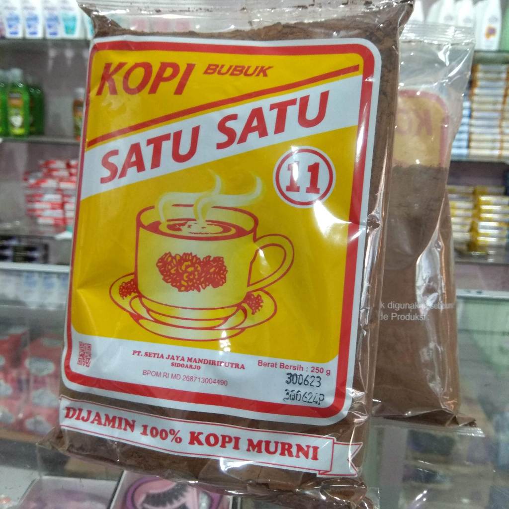 

Kopi bubuk satu satu 11 murni 250gr