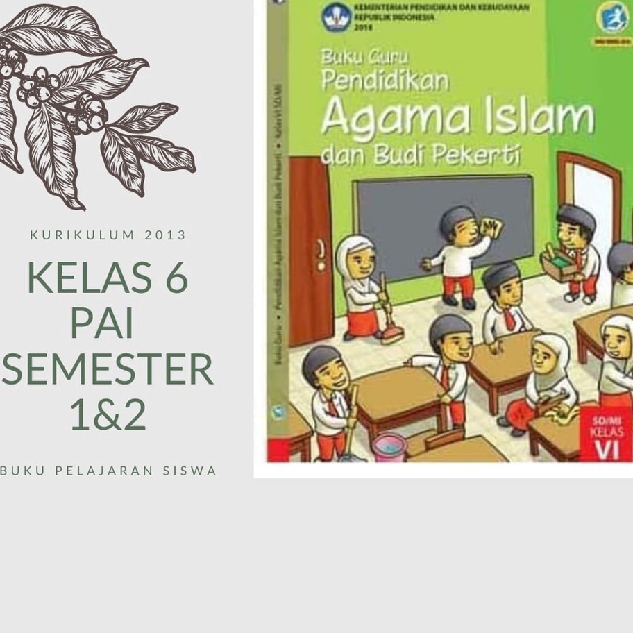 Terlaris Buku Siswa PAI Kelas 6 SD ☍✭✽