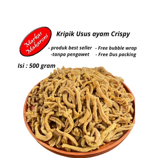 

Harga Termurah kripik usus crispy 500gr