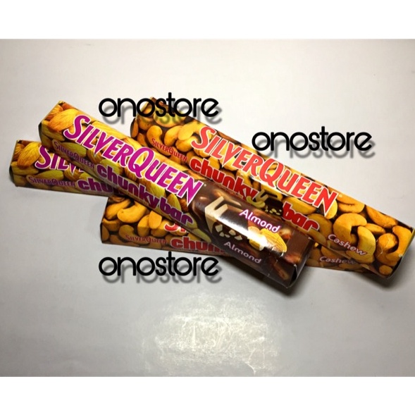

Grosir Silverqueen Chunky Bar Almond Cashew 100 Gram 95 Gram