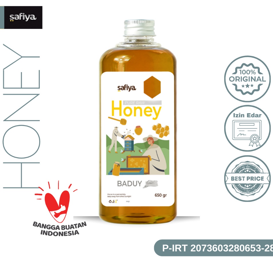 

Kirim Sekarang Madu Murni Baduy 650 gr Series Raw Honey Madu Asli Authentic Safiya Food
