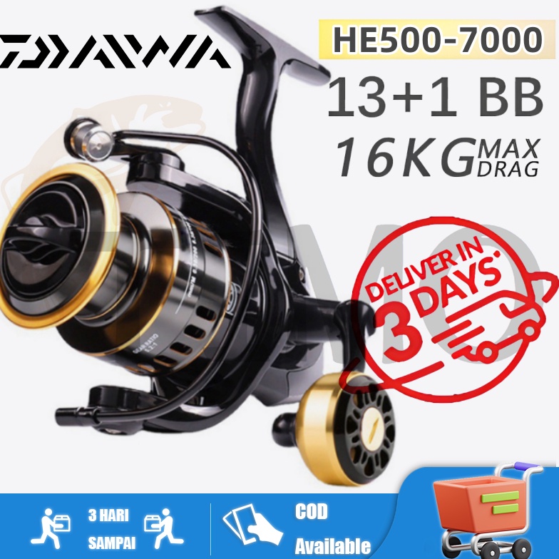 ern.. Sertifikasi TIMO DAIWA reel Pancing Spinning HE500-7000 34