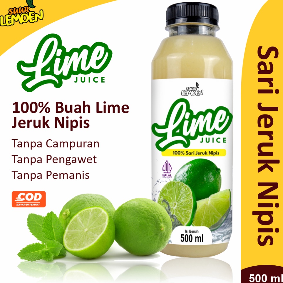 

Ready Stock Suur Lemoen Sari Jeruk Nipis Murni / Pure Lime Juice