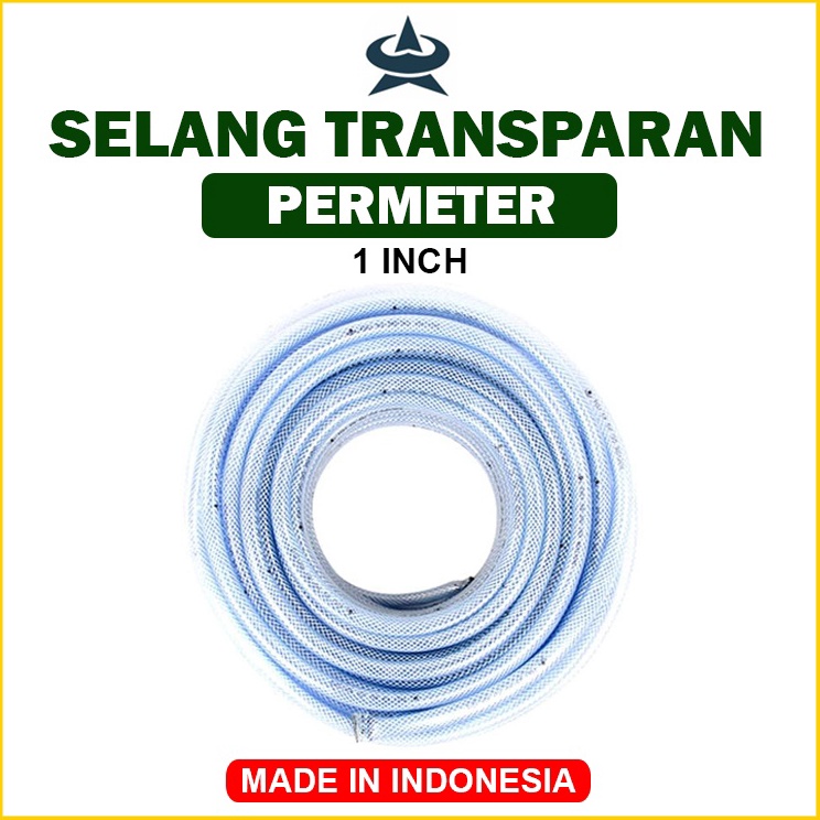 KODE IDH426 GEMUK Selang Air 1 Inchi / selang 1 inchi / Selang transparan Serat Tali 1" / Selang Per