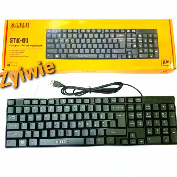 Terlaris Keyboard Usb PC Laptop Komputer / Usb Keyboard