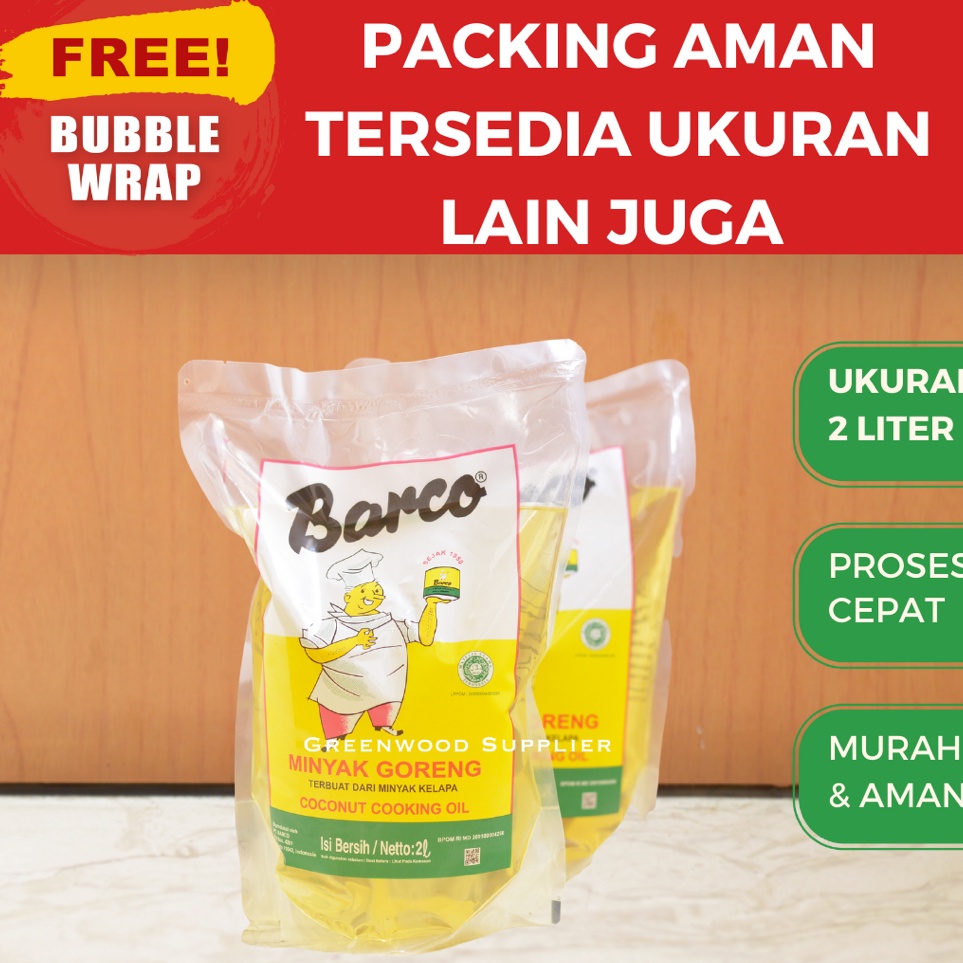 

★★★★★ Barco Minyak Goreng Kelapa / Coconut Oil - 2 Liter