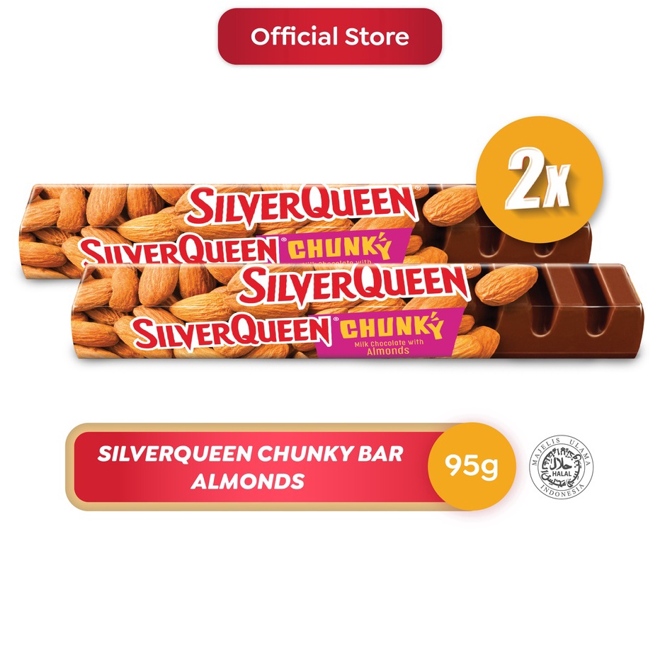 

Seller Silverqueen Chunky Bar Almond 95 g x 2 pcs