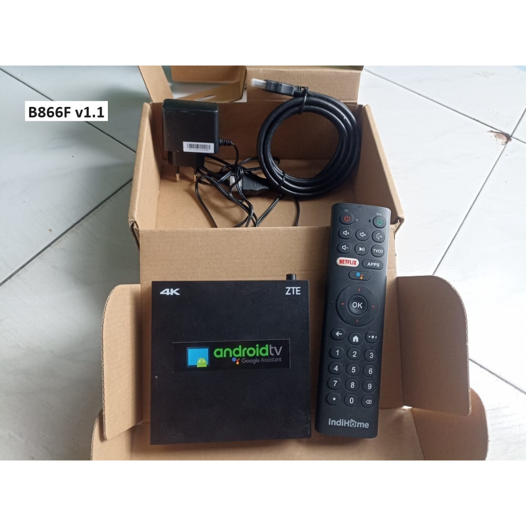 ANDROID TV BOX STB ZTE B860H V5 B866F V1.1 AKARI AX810 ADVAN AT01 ROOT BEKAS LIKE NEW