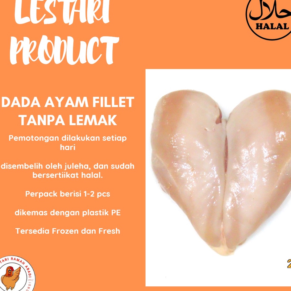 

Dijual Murah Daging Dada Ayam Fillet Tanpa Lemak 1kg