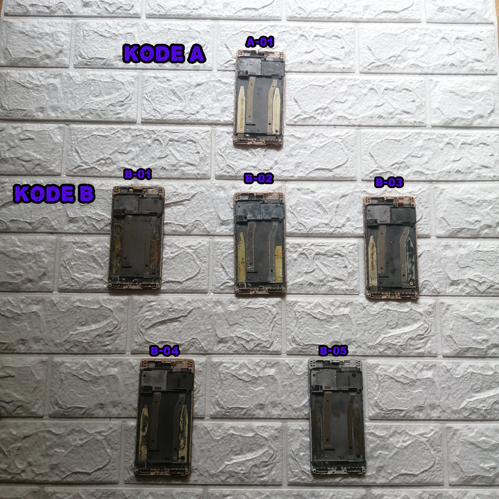 Xiaomi Redmi 3 Frame Tulang Tengah / Tatakan LCD Copotan