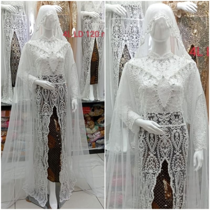 kebaya akad murah | baju pengantin payet | dress wedding