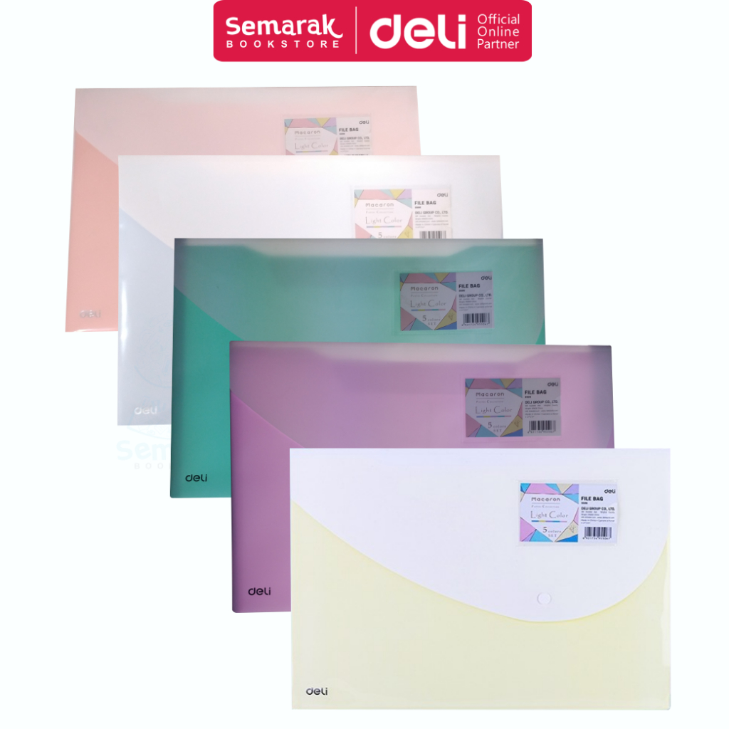 

Deli E5506 File Bag Macaron Pastel Edition Tempat Dokumen - Blue / Peach / Purple / Turquoise / Yellow