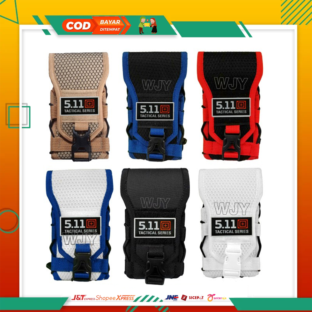 SARUNG HP PINGGANG TACTICAL TAS HP PINGGANG LOGO PATCH RUBBER TACTICAL