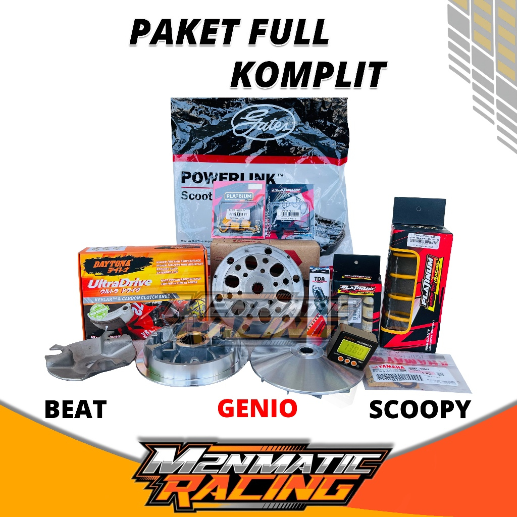 FULL KOMPLIT UPGRADE CVT PAKET CVT UPGRADE Beat Fi Esp - Genio - Beat Deluxe ORI - Beat ESP Paket Up