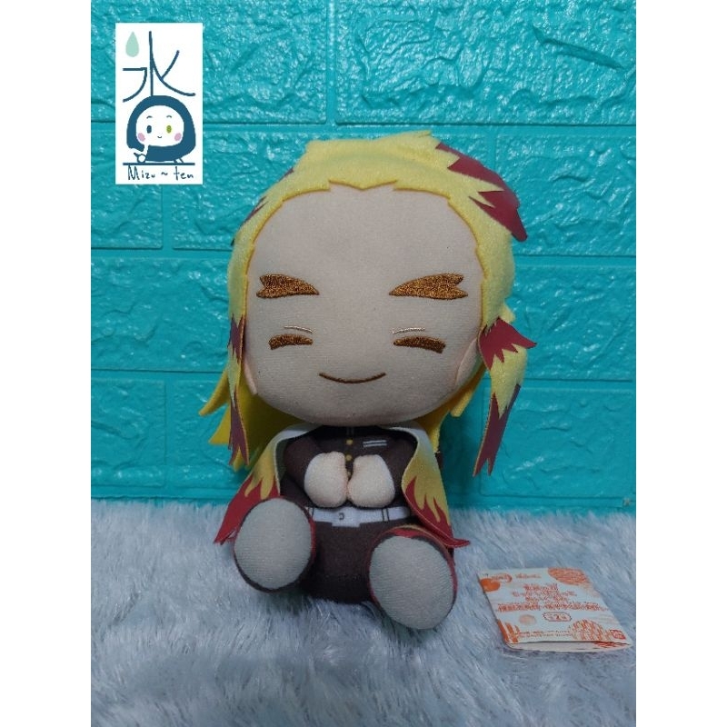 Rengoku Kyojuro Big Pofutto Nuigurumi Kimetsu no Yaiba Original Banpresto Boneka Plush Anime