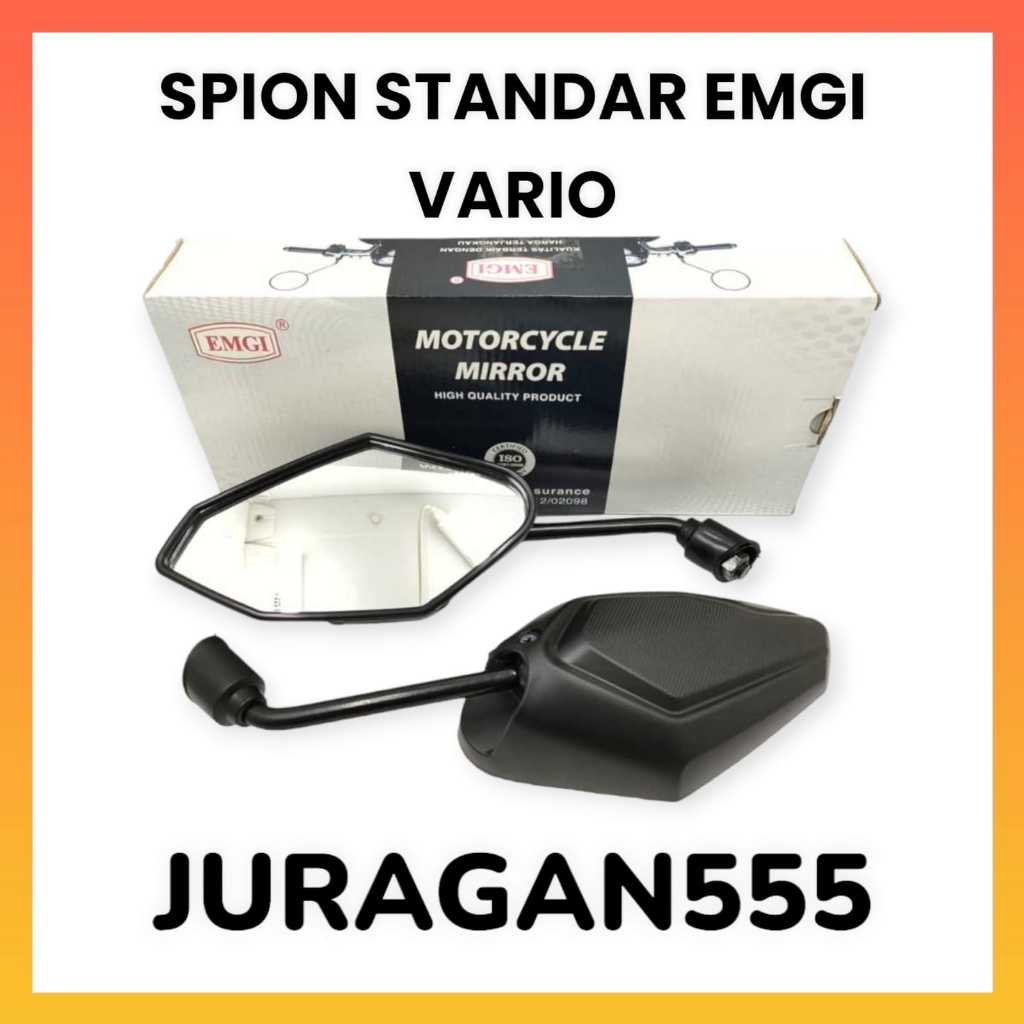kaca spion EMGI vario satu set Spion Motor Honda VARIO 150 VARIO ALL NEW 125 eSP LED Model Standart 