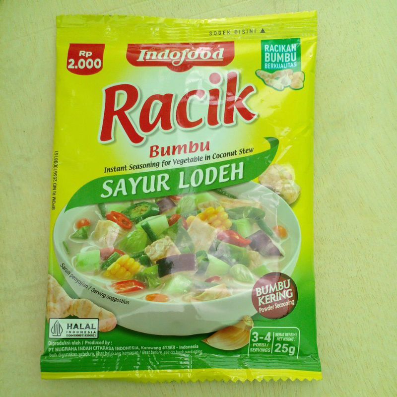 

RACIK BUMBU SAYUR LODEH