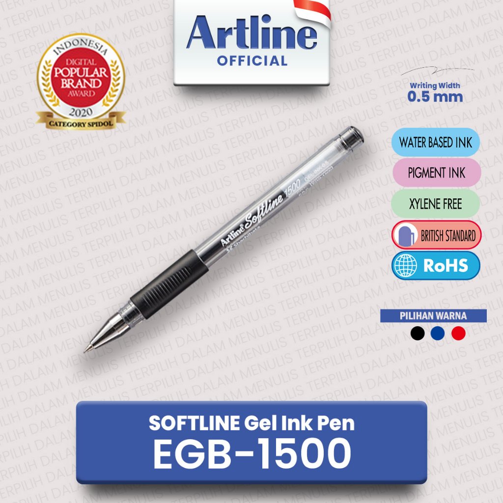 

ARTLINE Ballpoint Pen Softline Pulpen Gel EGB-1500