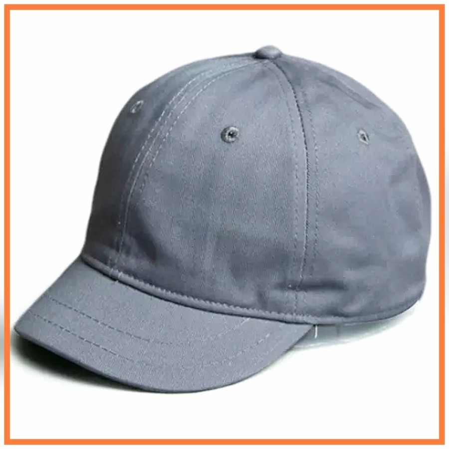 Topi Lidah Pendek Polos dan Logo M Topi Pria Lidah Pendek