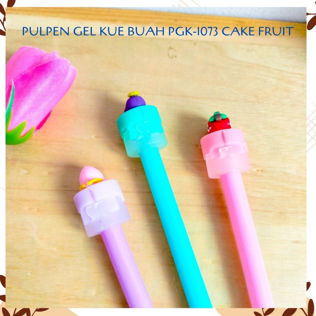 

PULPEN GEL KUE BUAH PGK-1073 CAKE FRUIT PEN PENA BOLPEN BOLPOIN LUCU ANAK ALAT TULIS KANTOR SEKOLAH MURAH TERMURAH COD