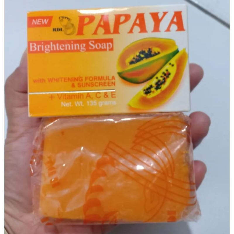 SABUN PAPAYA BESAR WHITENING SOAP