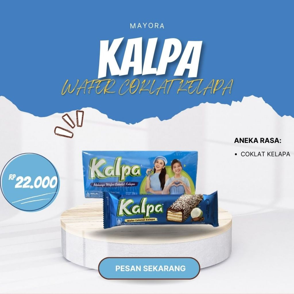 

WAFER KALPA COKLAT KELAPA 1 BOX ISI 12PCS