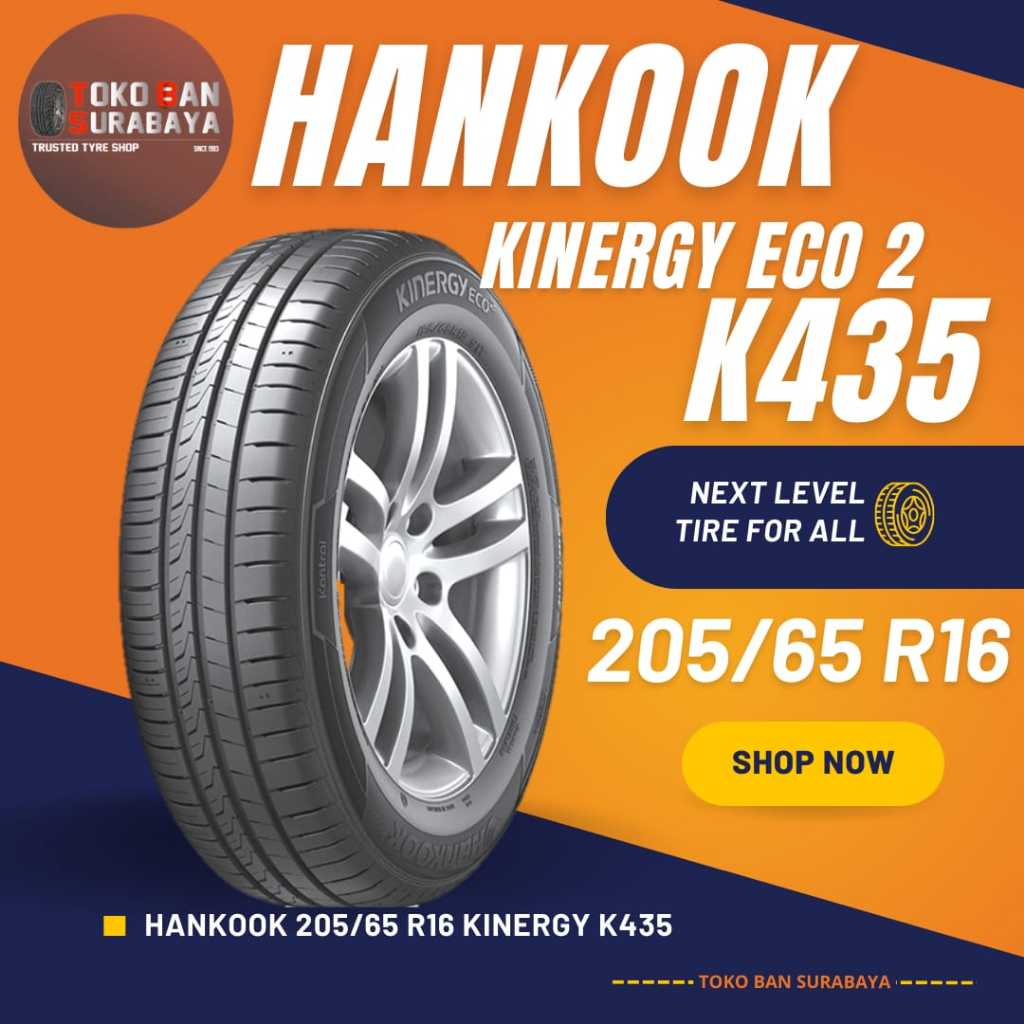 Hankook HK 205/65 R16 205/65R16 20565R16 20565 R16 205/65/16 R16 R 16 KINERGY eco2 K435