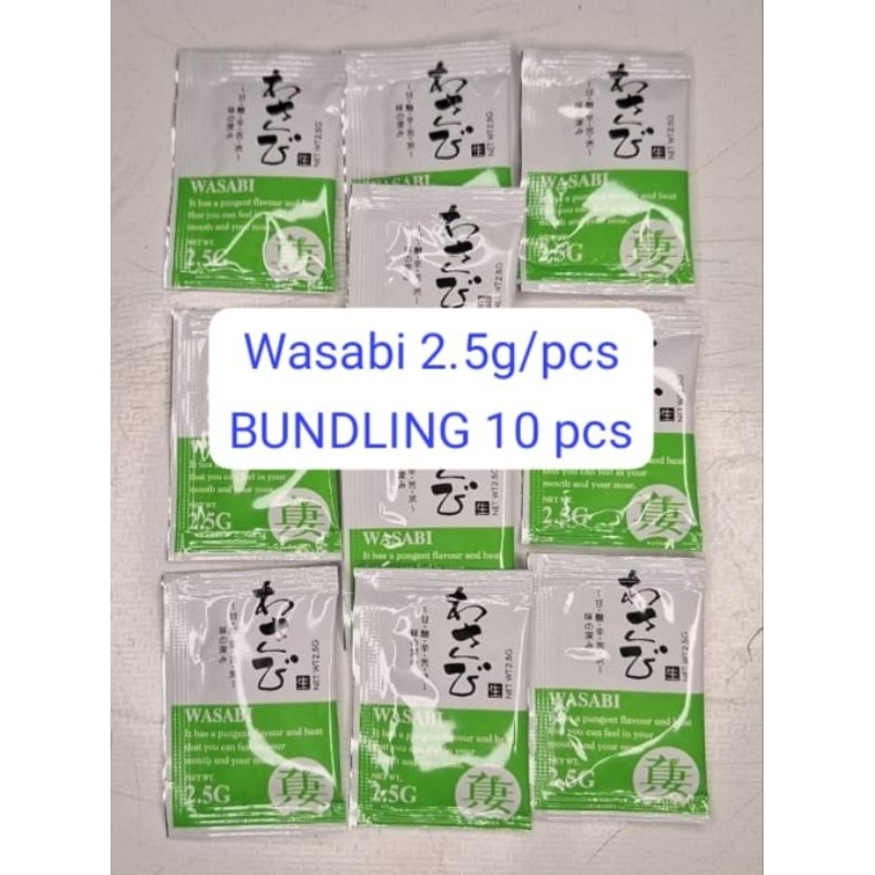 

WASABI PASTA Cocok untuk SUSHI SASHIMI (per 10 sachet)