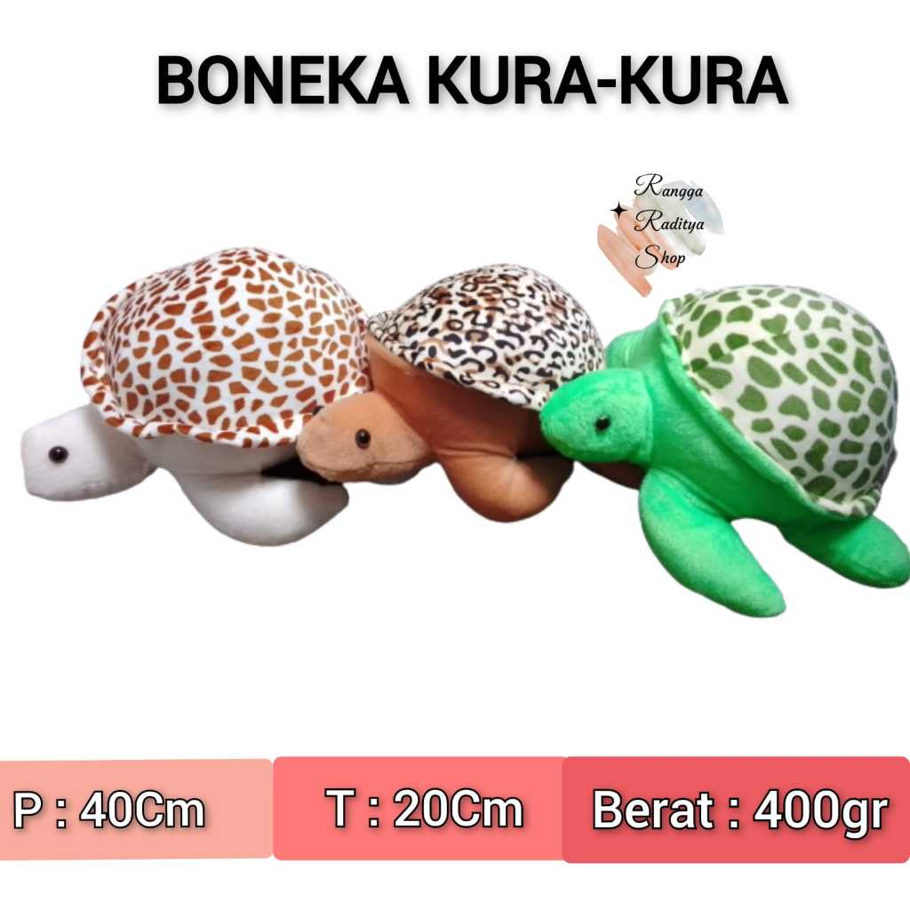 Boneka kura kura/animal hewan kura kura,lucu bahan halus
