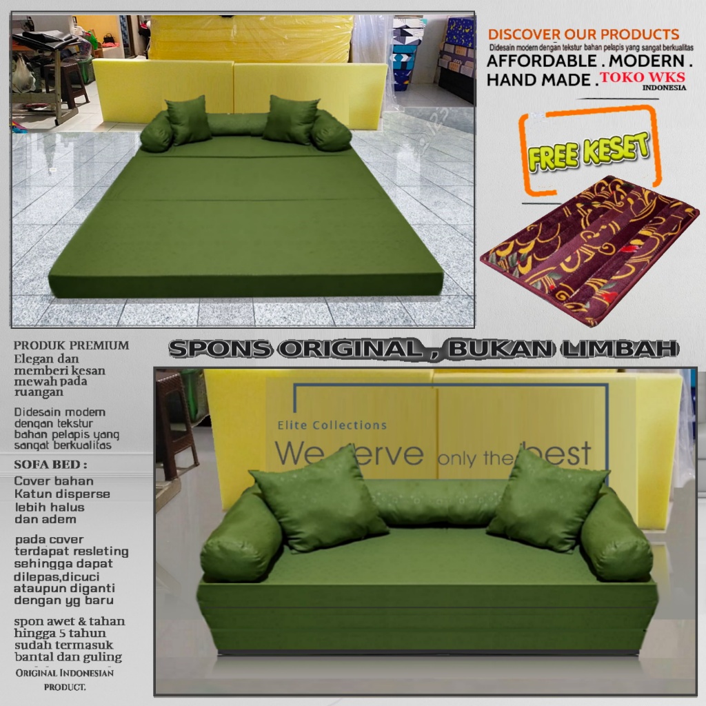 Sofa Bed Lipat kasur lantai sofabed Karakter motif inoac Minimalis inthebox