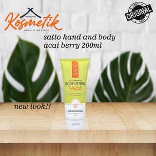SATTO HANDBODY LOTION TRIPLE MOISTURIZER FEELING FRESH WHITENING 200ML