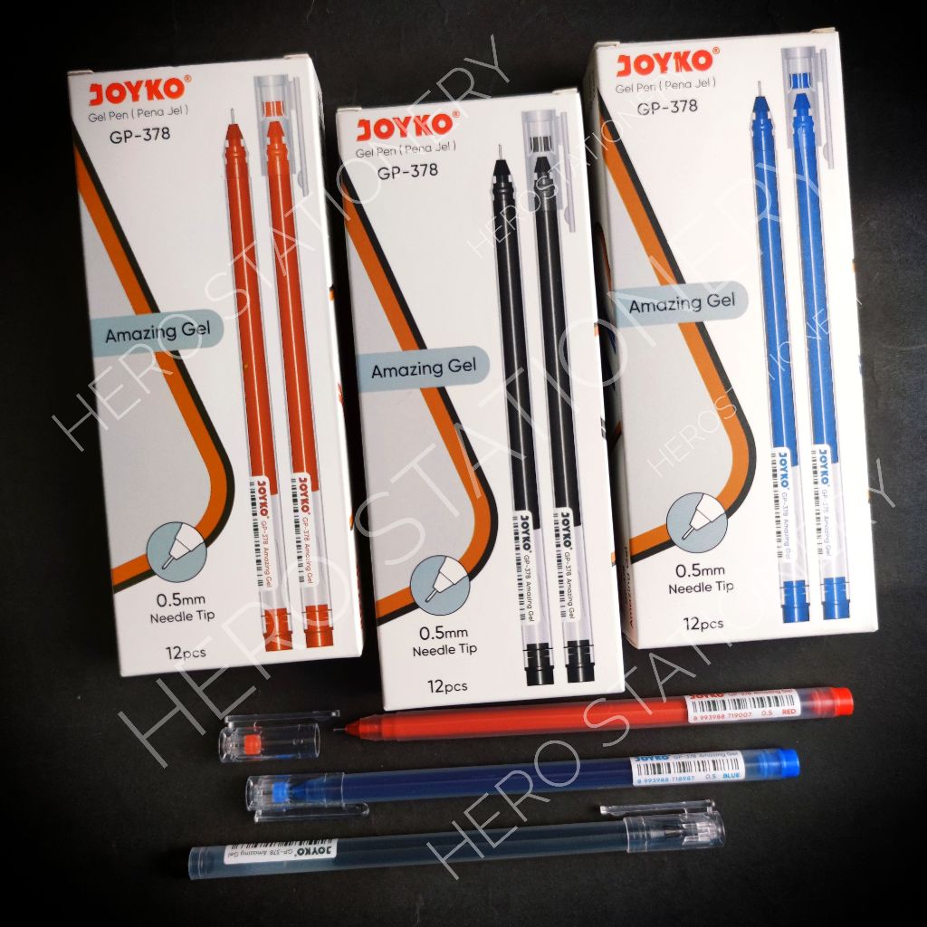 

Pen pena joyko amazing gel needle tip 0.5 mm GP-378 . 12 unit