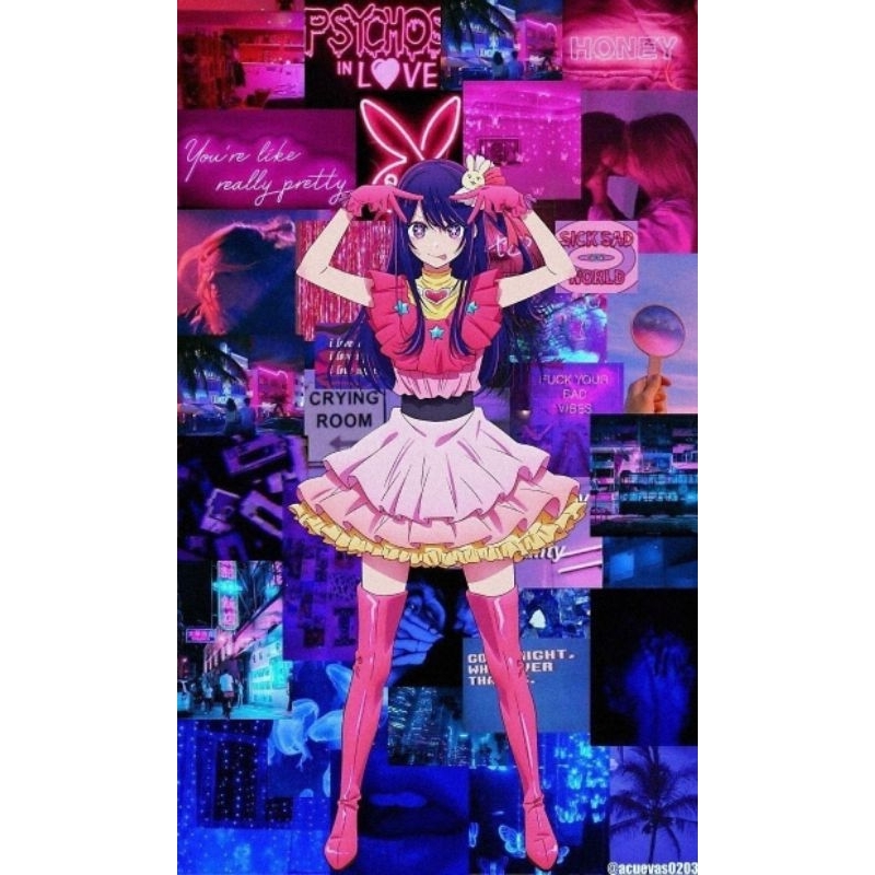 Acc hoshino ai/bintang ai hoshino/sarung tangan ai/hoshino