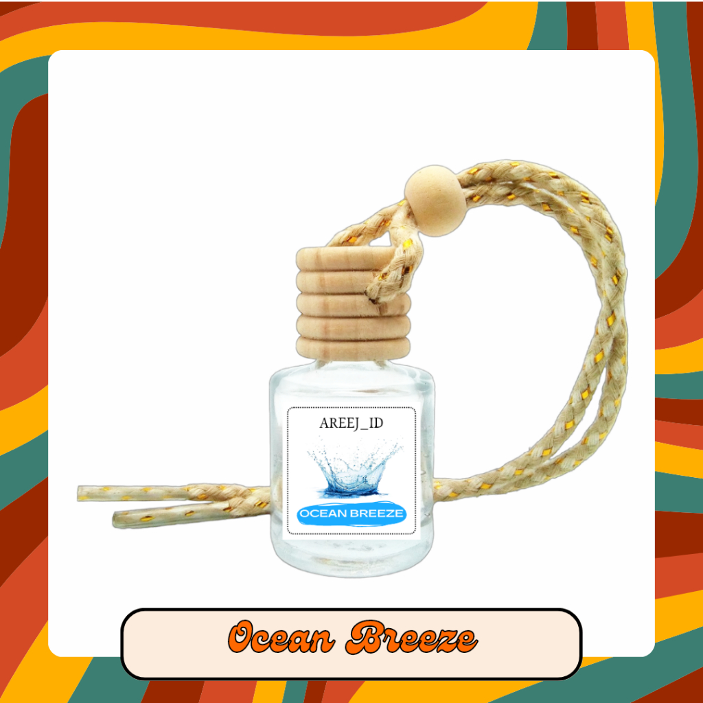 Pengharum Gantung Ocean Breeze 10ml, Pengharum Mobil, Parfum Mobil, Pewangi Mobil, Pengharum Ruangan